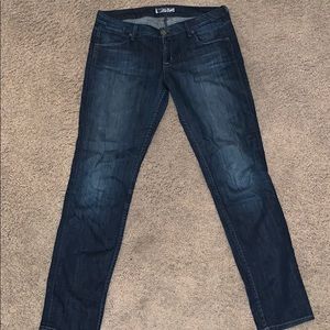 Hudson skinny leg dark wash denim jeans size 31